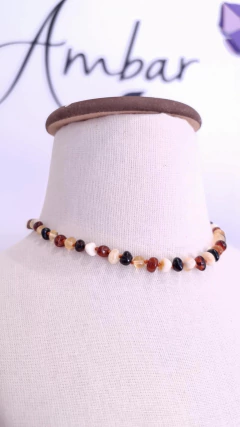 COLLAR ADULTO/NIÑO ÁMBAR BÁALTICO (38CM) MULTICOLOR