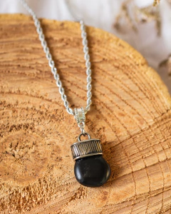 -SALE- COLLAR AMULETO CON HEMATITE/ AMAZONITA/CITRINO/OBSIDIANA - Ámbar accesorios