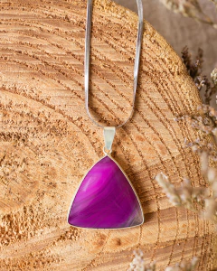 Imagen de -SALE- COLLAR ELEVACIÓN CUARZO AZUL/ PIEDRA DEL SOL/ ÁGATA