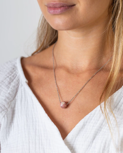 -SALE- -COLLAR CONECTAR CON RODOCROSITA - comprar online