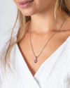 COLLAR GUARDIAN CON AMATISTA/PIEDRA DE LA LUNA/OBSIDIANA - comprar online