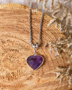 -SALE- COLLAR LATIR CON CUARZO BLANCO/CRISTAL/VERDE Y AMATISTA en internet