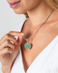 -SALE- COLLAR LATIR CON CUARZO BLANCO/CRISTAL/VERDE Y AMATISTA - Ámbar accesorios