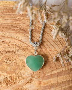 -SALE- COLLAR LATIR CON CUARZO BLANCO/CRISTAL/VERDE Y AMATISTA - comprar online