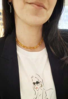 COLLAR ADULTO/NIÑO ÁMBAR BÁLTICO (38 CM) MIEL en internet