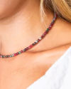 GARGANTILLA MUJER COLORES CON ÁGATA - comprar online