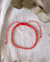 PULSERA ROJA DE PLATA 925