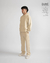Hoodie pesado sin frisa beige - comprar online