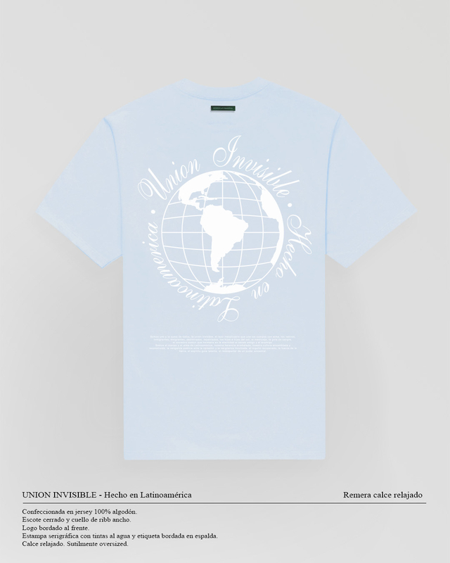 Remera "Latinx" Celeste Y Blanca thumbnail 2