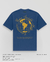 Remera "Latinx" azul y oro