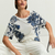 T-SHIRT FLORAL SHOULDER