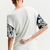 T-SHIRT FLORAL SHOULDER