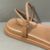 Sandália Papete Rose Com Tira Brilhosa Beira Rio - Becca Calçados Numeração especial | Sapatos Grandes | Plus Size