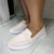 Sapatênis Feminino Slip on nude