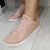 Sapatênis Feminino Com Cadarço Elástico todo Nude - Becca Calçados Numeração especial | Sapatos Grandes | Plus Size