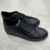 Tênis feminino preto acolchoado