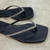 Rasteira Preta de Dedo com Brilhos (flat) - comprar online