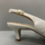 Scarpin aberto atrás marfim (off white) - loja online