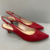 Sapato Scarpin Becca Classic Salto Fino Vermelho cereja