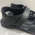 Imagem do Sandália Masculina de couro com Velcro Rubra Cor Preta