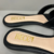 Rasteira flat Becca Com Aplicações em metal Preta - Becca Calçados Numeração especial | Sapatos Grandes | Plus Size