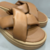 Imagem do Tamanco Flatform Tiras Acolchoadas Marrom