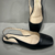 Slingback (Sapatilha aberta atás) na Cor Preta na internet