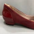 Scarpin Salto Bloco Baixo Vinho Com Fivela - Becca Calçados Numeração especial | Sapatos Grandes | Plus Size