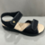 Sandália Anabela Preta de Velcro Modare - comprar online