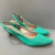 Sapato Scarpin Becca Classic Salto Fino Verde