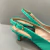 Sapato Scarpin Becca Classic Salto Fino Verde na internet
