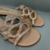 Rasteira flat Serpente Rose - Becca Calçados Numeração especial | Sapatos Grandes | Plus Size
