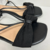 Sandália Rasteira Feminina Preta Laçarote - comprar online