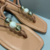 Sandália Marrom Rasteira Flat com Pedras - comprar online