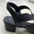 Sandália Elástico Becca Salto Quadrado Bloco Preto - Becca Calçados Numeração especial | Sapatos Grandes | Plus Size