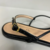 Sandália Rasteira Feminina Preta Laçarote - Becca Calçados Numeração especial | Sapatos Grandes | Plus Size