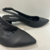Scarpin aberto atrás preto - loja online
