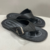 Chinelo de Dedo masculino de Couro Com Fivela Regulável Cor Preta na internet