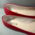 Sapatilha fivela vermelha - comprar online