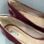 Scarpin Salto Bloco Baixo Vinho Com Fivela