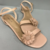 Sandália Rasteira Flor Bege Rosado Nude - comprar online