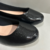 Sapatilha preta acabamento em croco - comprar online