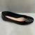 Sapatilha preta acabamento em croco - Becca Calçados Numeração especial | Sapatos Grandes | Plus Size