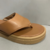 Tamanco Flatform de Dedo Tiras Acolchoadas Marrom na internet
