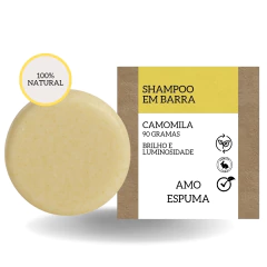 Shampoo Sólido Camomila Vegano Brilho e Luminosidade na internet
