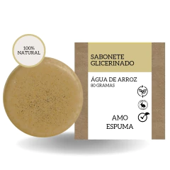 Sabonete de Água de Arroz Clareador Artesanal na internet