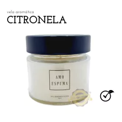 Vela Aromática Citronela Vegana 145g na internet
