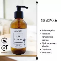 Sabonete Líquido de Açafrão Redução de Pelôs Foliculite - loja online