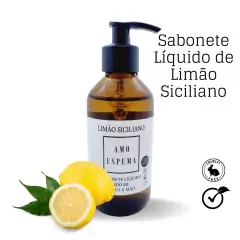 Sabonete Líquido de Limão Siciliano Limpeza e Maciez da Pele na internet