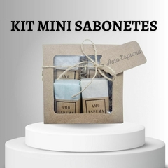 40 Kit Mini Sabonetes Amo Espuma na internet